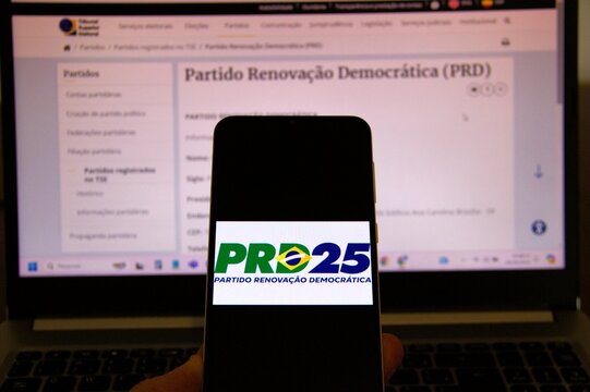 PRD - Partido Renova&ccedil;&atilde;o Democr&aacute;tica - N&uacute;mero Eleitoral 25