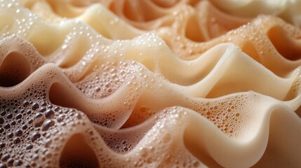 Fototapeta premium Foamy Textile Detail