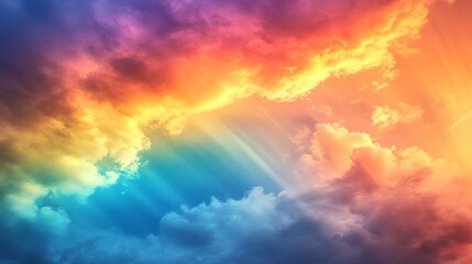 Fototapeta premium Colorful Sky at Sunset