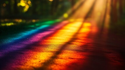 Colorful Spectrum on Forest Path