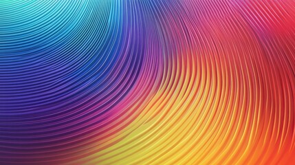 Colorful Abstract Wave Pattern