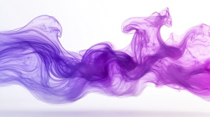 Vibrant Purple and Pink Smoke Artwork
