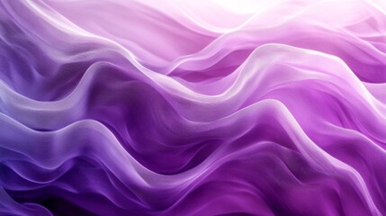 Ethereal Purple and Pink Fabric Waves