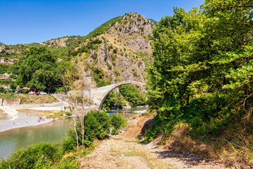 Konitsa Stone-Arch Bridge, Greece © akarb