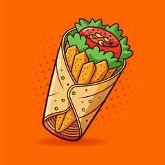 Ilustración vectorial al estilo de dibujos animados