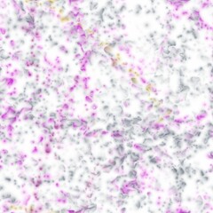 Small liquid random brush strokes. Rich lilac, cool grey and olive green colors on the white background. Seamless hand drawn pattern.