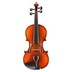 Fototapeta premium Close up view of the violin body and strings in perfect clarity photo