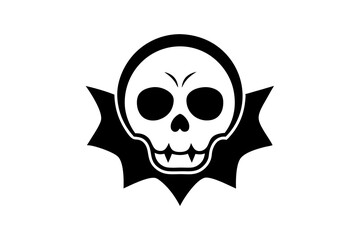 Skull. Skull icon for Halloween. Halloween skull 
