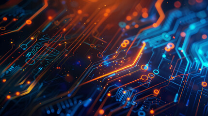 Obraz premium Technology abstract background