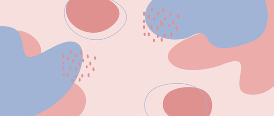 Organic abstract shape illustration, vector design templates in simple Organic style, organic abstrac shape background