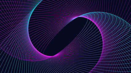 rainbow color abstract wave background template