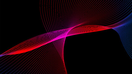 rainbow color abstract wave background template