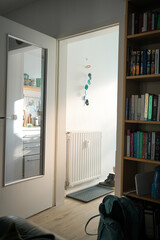 Modern studio hallway