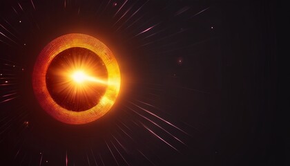 Fototapeta premium Waves of Color - A Cosmic Electromagnetic Experience, High Definition, High Contrast