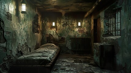 A Glimpse Into a Dark Prison Cell