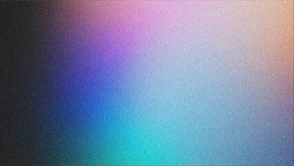 Modern Gradient Background with Grainy Texture. Futuristic Gradient with Grain Texture. Smooth Fluid Shapes and Grainy Textures. Grainy Noise Texture for Posters, Colorful Gradient Noise