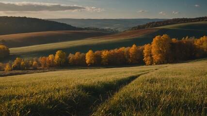 Fototapeta premium Autumn landscape