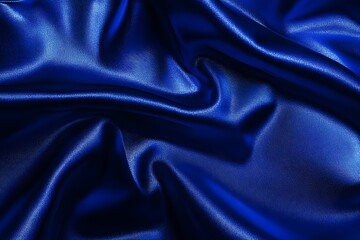 Fototapeta premium Abstract Blue Satin Fabric Texture