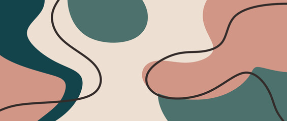 Organic abstract shape design, Vector organic shape, organic abstract background design