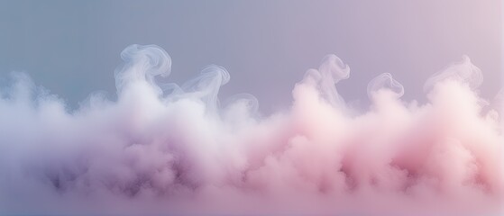 Fototapeta premium Abstract Smoke with Soft Pastel Colors