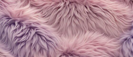 Fototapeta premium Soft Pink and Purple Faux Fur Texture