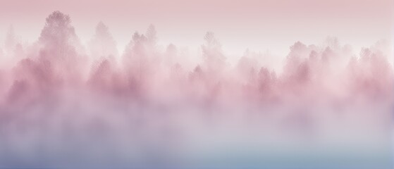 Fototapeta premium Misty Forest at Dawn
