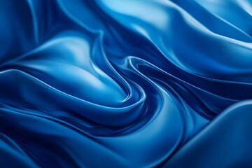 Abstract Blue Swirls