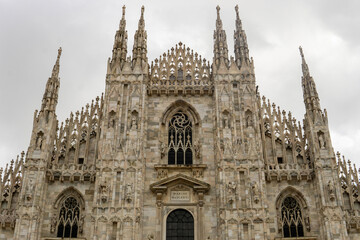Naklejka premium Duomo di Milano, Stunning Architecture and Cathedral in Italy