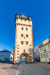 Würzburg Tower in Miltenberg in Lower Franconia, Bavaria