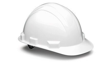 Fototapeta premium A hard hat on solid white background, single object