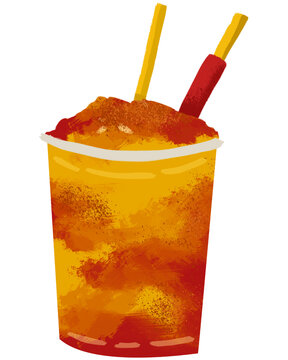frappe de mango con chamoy