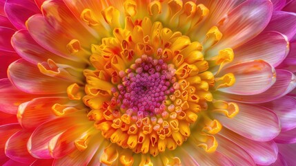 Gerber Pink And Yellow Gerber Daisy Macro Photography