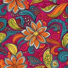Fototapeta premium seamless floral pattern