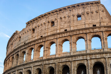 Fototapeta premium Colosseum, Rome's Stunning Historical Architecture 