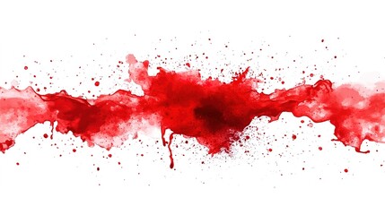 A dynamic vector illustration of a blood splash background, featuring vibrant red hues that create an intense and dramatic effect. This design captures the energy and movement of the splash, 