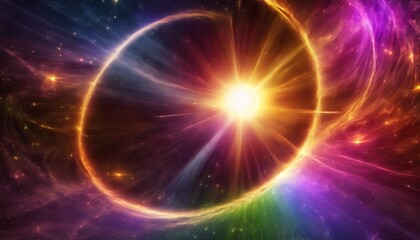 Spectrum of the Universe - Colorful Electromagnetic Waves, Ultra HD, Soft Focus