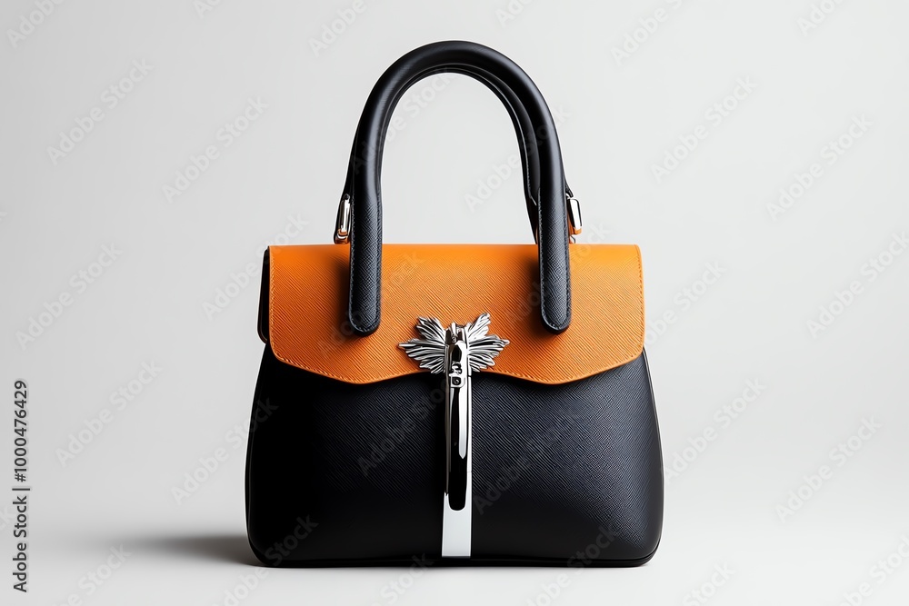Aufkleber minimalist handbag design, with clean lines and a simple, structured shape, offering a sleek and mod