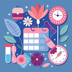 A festive vector seamless pattern with medical instrument gifts and presents perfect for holiday cards and party decorations