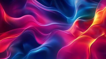 Obraz premium Organic abstract wallpaper featuring a rich palette of vibrant colors design