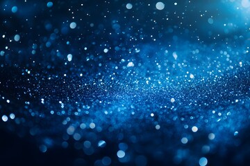 Abstract Blue Glitter Background