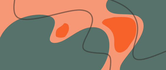 Organic abstract shape illustration background, vector design templates in simple Organic style, organic abstrac shape background