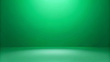 A simple green background with a soft gradient and subtle lighting.