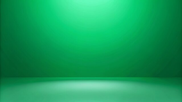 A simple green background with a soft gradient and subtle lighting.