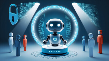 AI Ethics and Cybersecurity: Protecting Digital Information with Artificial Intelligence in a Futuristic Setting