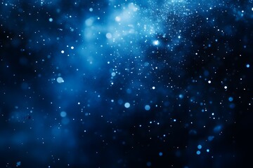 Fototapeta premium Abstract Blue Bokeh Background