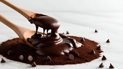 chocolate cake with chocolate