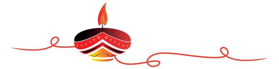 line art diwali illustration background