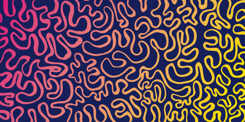 Fondo abstracto colorido y alegre hecho a mano, vector con textura y orgánico para diseños como portada, flyer, cartel, banner,  © FelipeVillarce