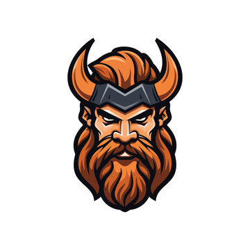 recommend clip art: Viking Mascot Logo Vector