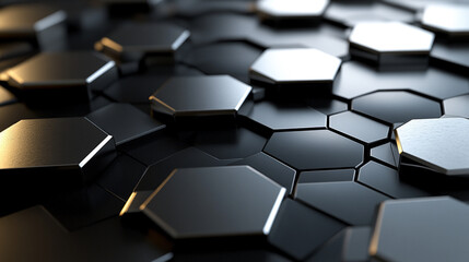 Neon Hexagons A Futuristic Tech Aesthetic